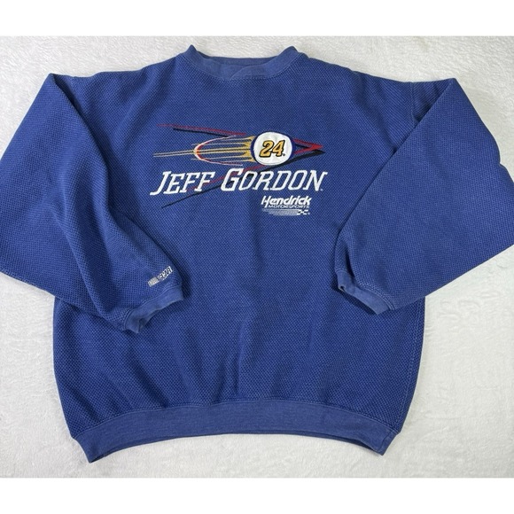Chase Authentics Other - Vtg. Nascar 90s JEFF GORDON Racing Sweatshirt CHASE Large Hendrick Blue